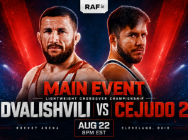 RAF 12 Fight Card
